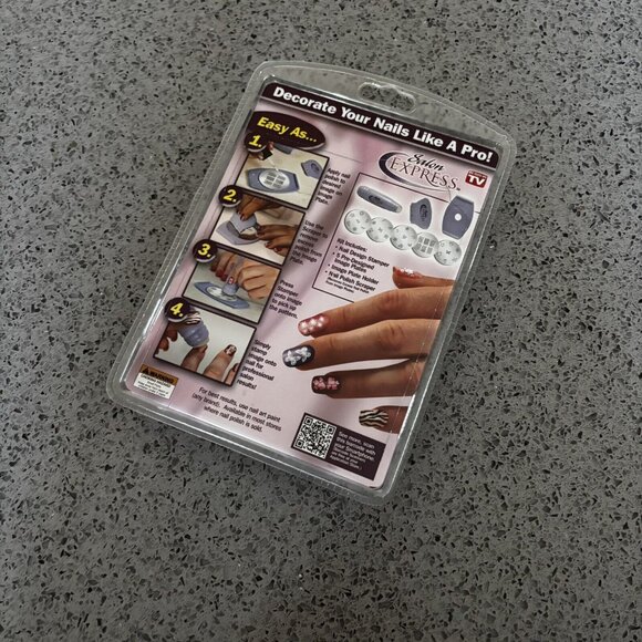 Salon Express Nail Art Stamping Kit As Seen on Tv Body Care Beauty Care Gift - Picture 4 of 5